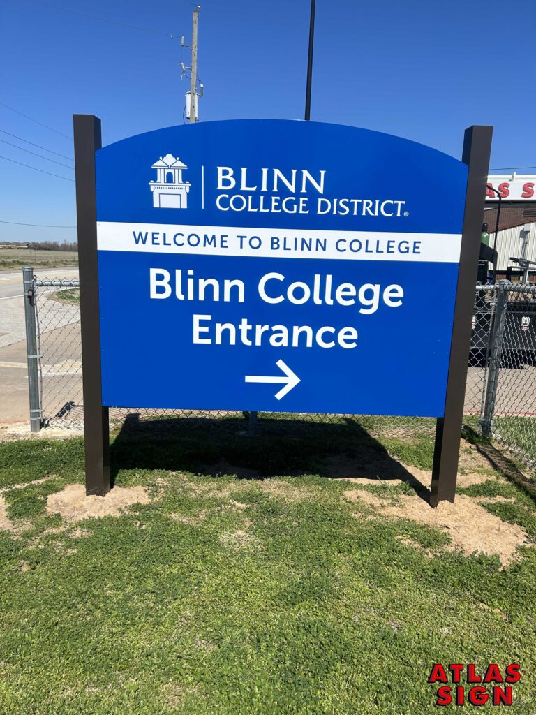 blinn entrance sign2